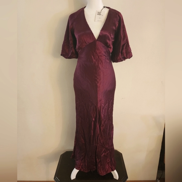 Bardor Red Full Length Evening Dress - XS (US Size 2) - Picture 1 of 3